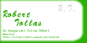 robert tollas business card
